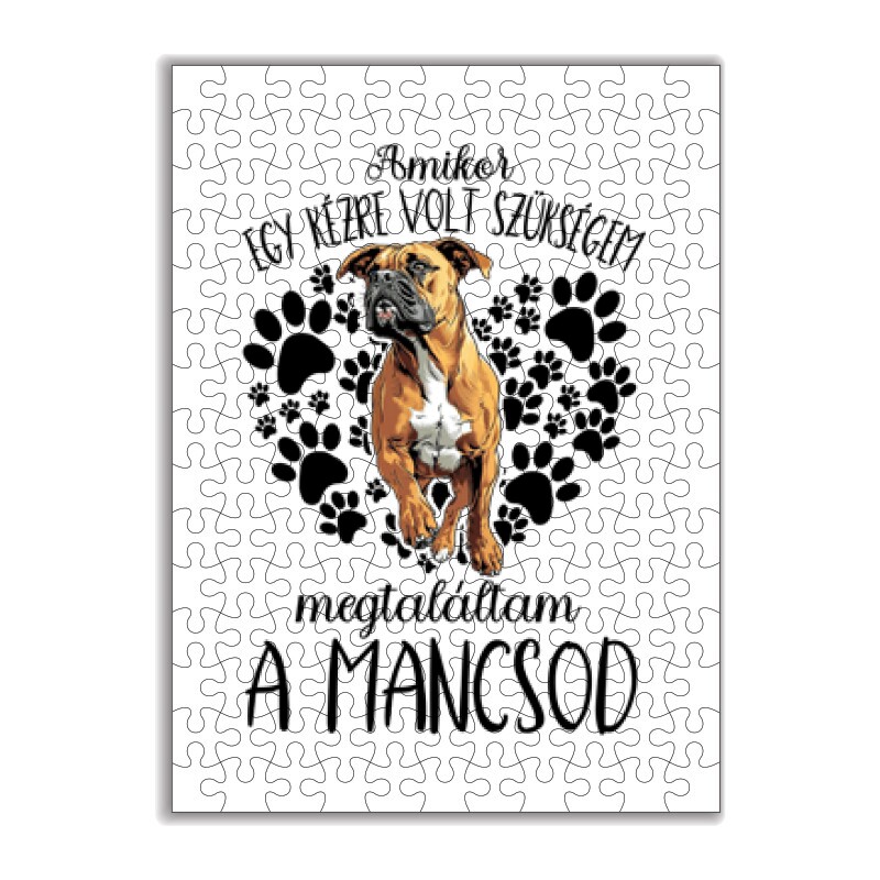 Megtaláltam a mancsod (Boxer) Puzzle