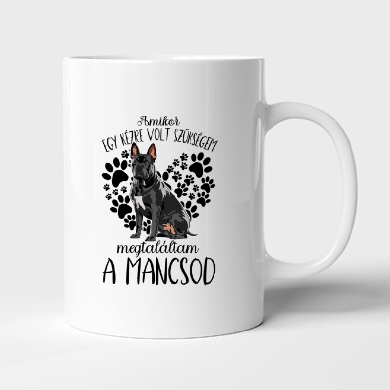Megtaláltam a mancsod (Cane Corso) Bögre