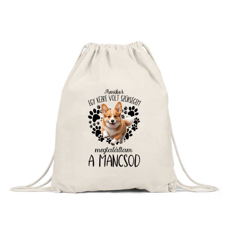 Megtaláltam a mancsod (Corgi) Hátizsák