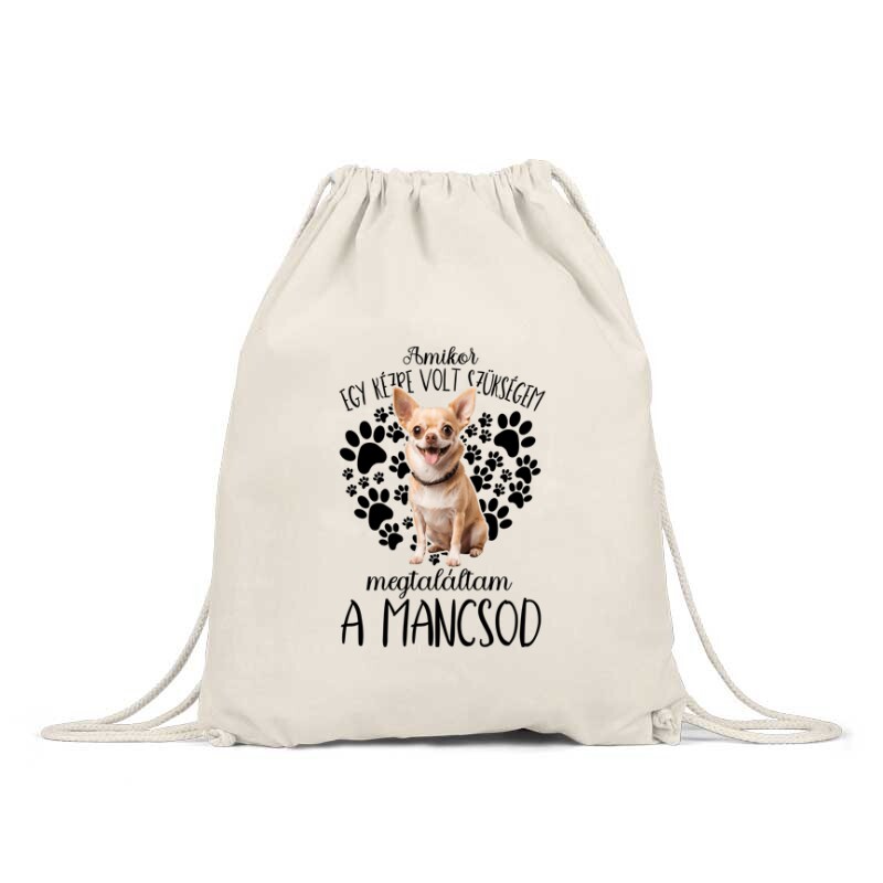 Megtaláltam a mancsod Csivava Hátizsák