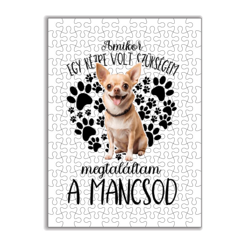 Megtaláltam a mancsod Csivava Puzzle