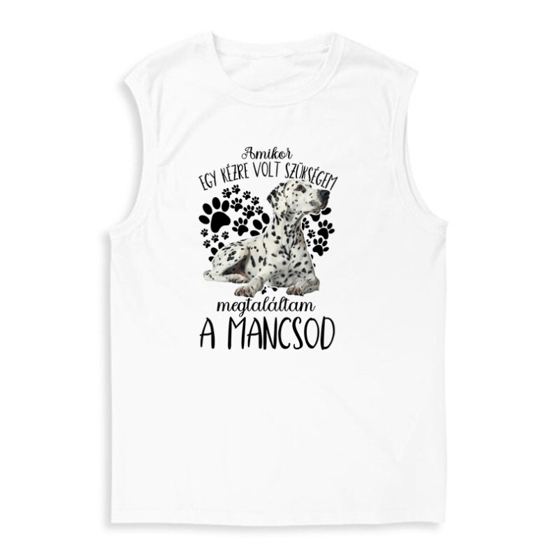 Megtaláltam a mancsod Dalmata Férfi Trikó