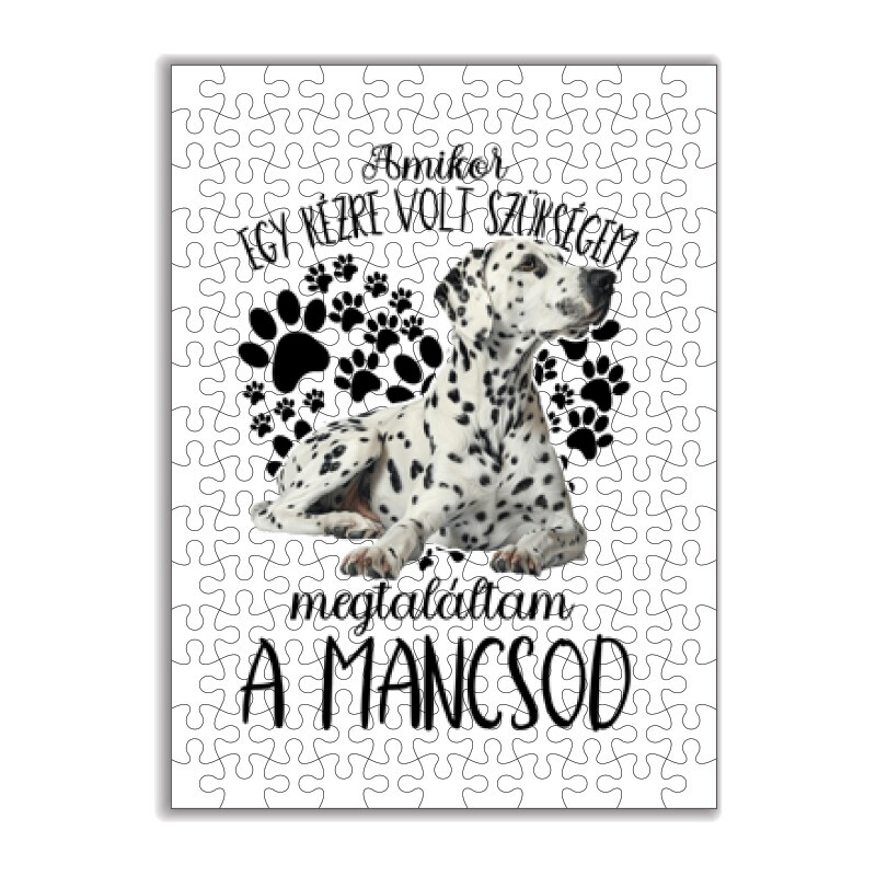 Megtaláltam a mancsod Dalmata Puzzle