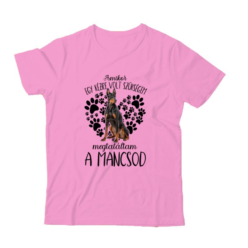 Megtaláltam a mancsod Dobermann Gyermek Póló