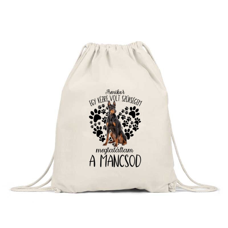 Megtaláltam a mancsod Dobermann Hátizsák