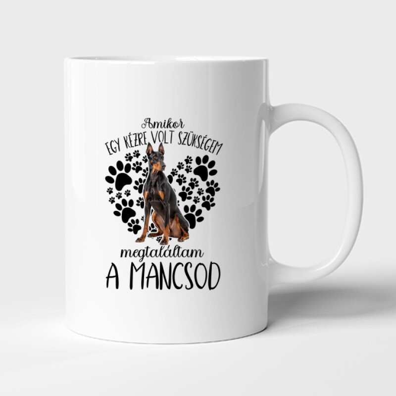 Megtaláltam a mancsod Dobermann Bögre