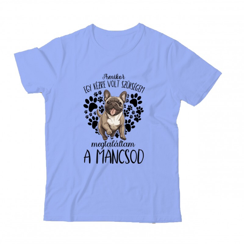 Megtaláltam a mancsod Francia Bulldog Gyermek Póló
