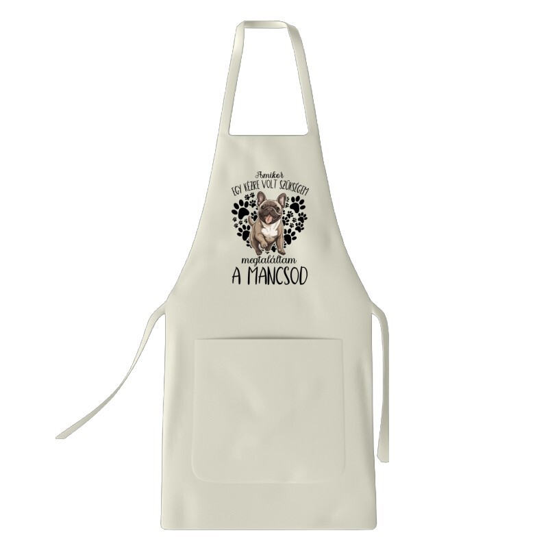 Megtaláltam a mancsod Francia Bulldog Kötény