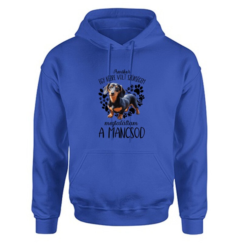 Megtaláltam a mancsod Tacskó Unisex Kapucnis Pulcsi