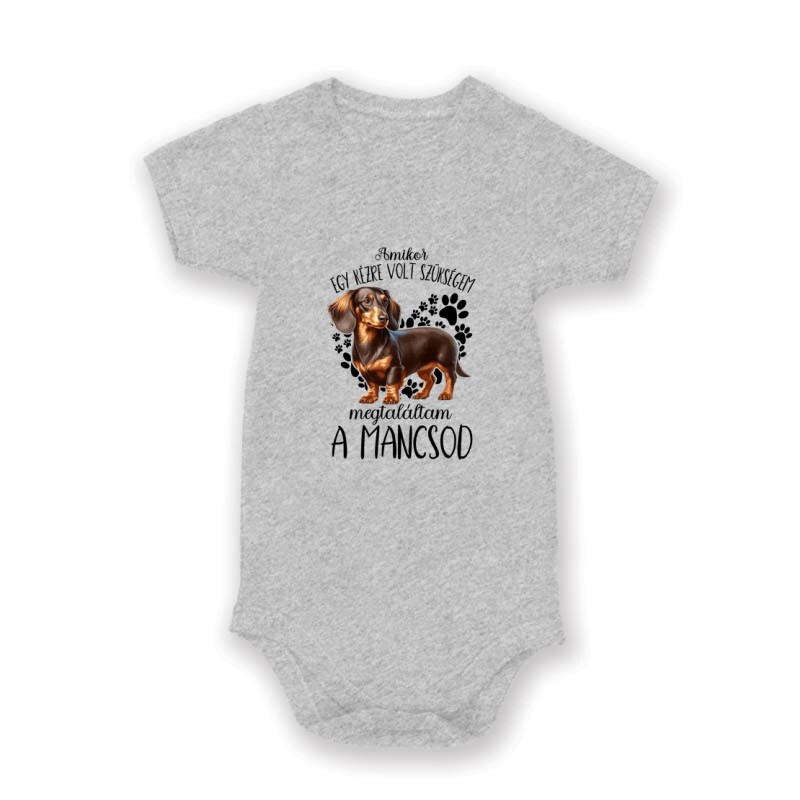 Megtaláltam a mancsod Hosszúszőrű tacskó Baby Body