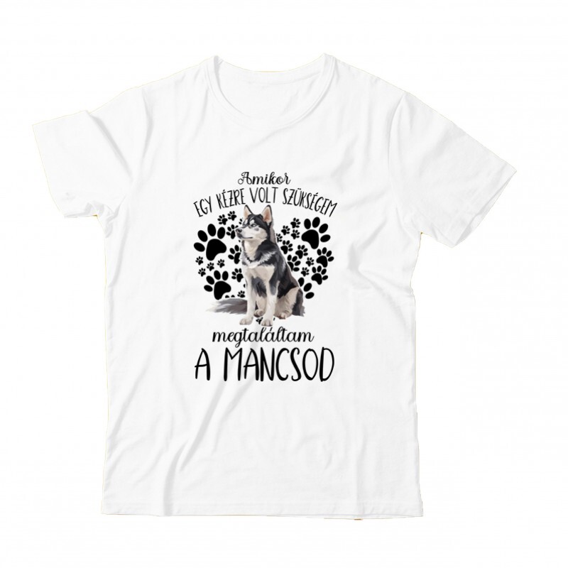 Megtaláltam a mancsod Husky Gyermek Póló