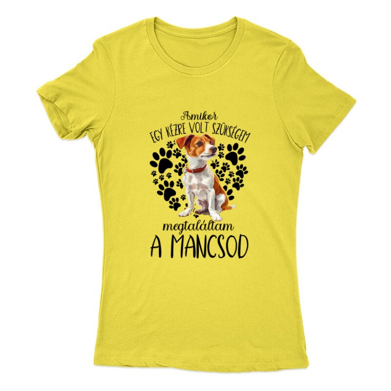 Megtaláltam a mancsod Jack Russel Női Póló