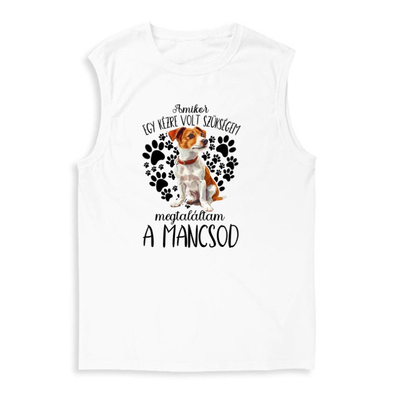 Megtaláltam a mancsod Jack Russel Férfi Trikó