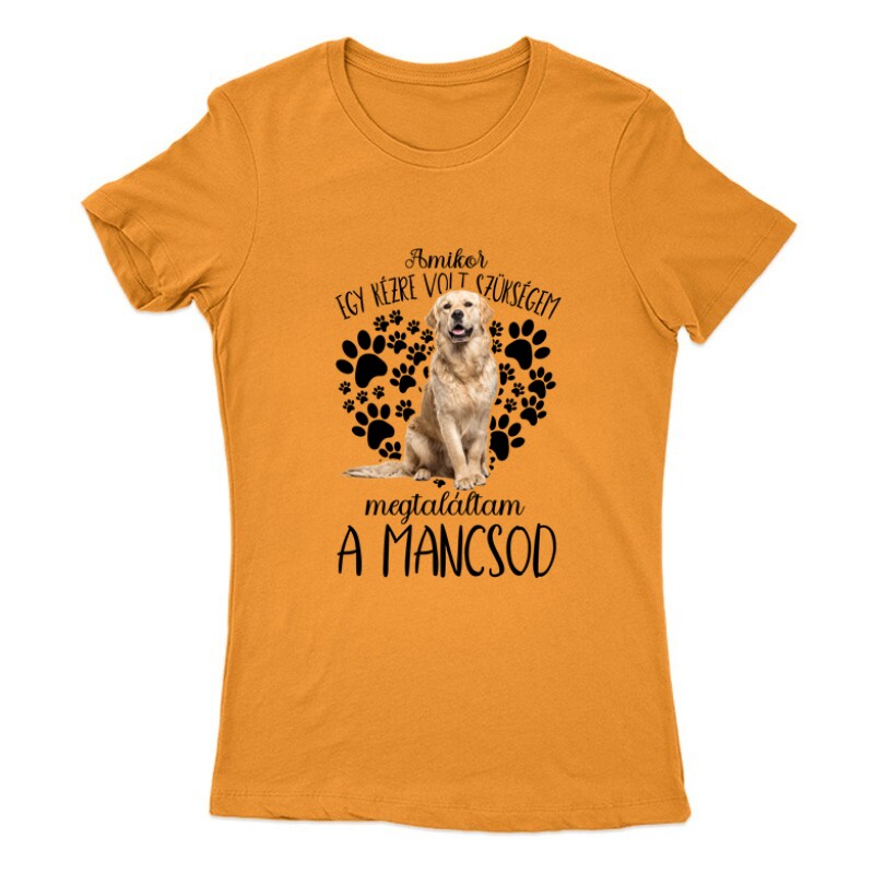Megtaláltam a mancsod Golden retriever Női Póló