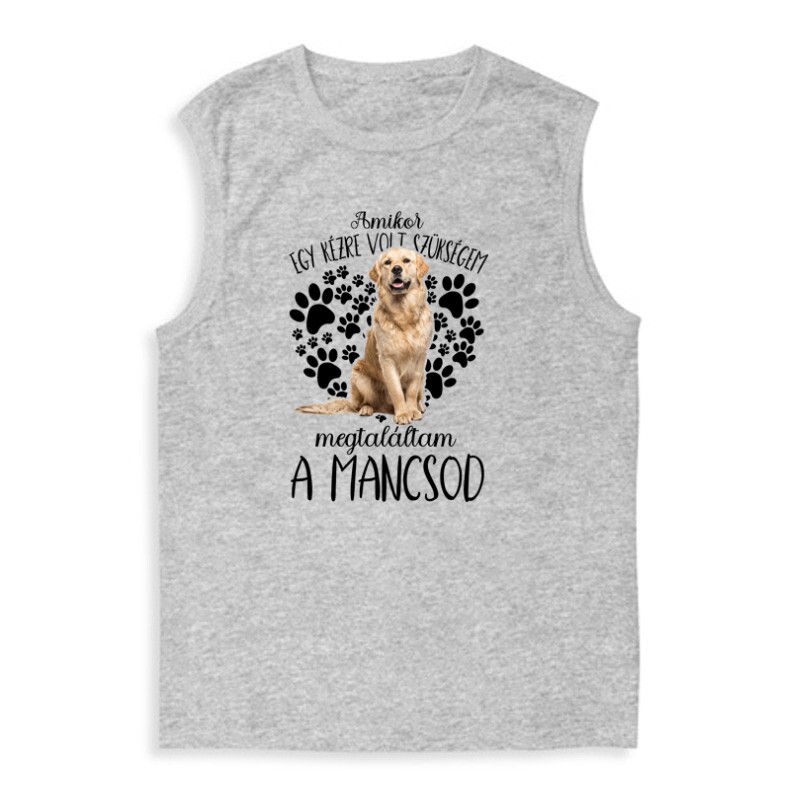 Megtaláltam a mancsod Golden retriever Férfi Trikó