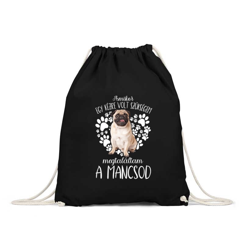 Megtaláltam a mancsod Mopsz Hátizsák