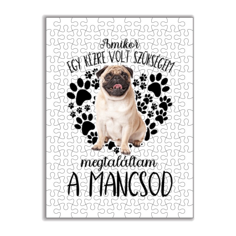 Megtaláltam a mancsod Mopsz Puzzle