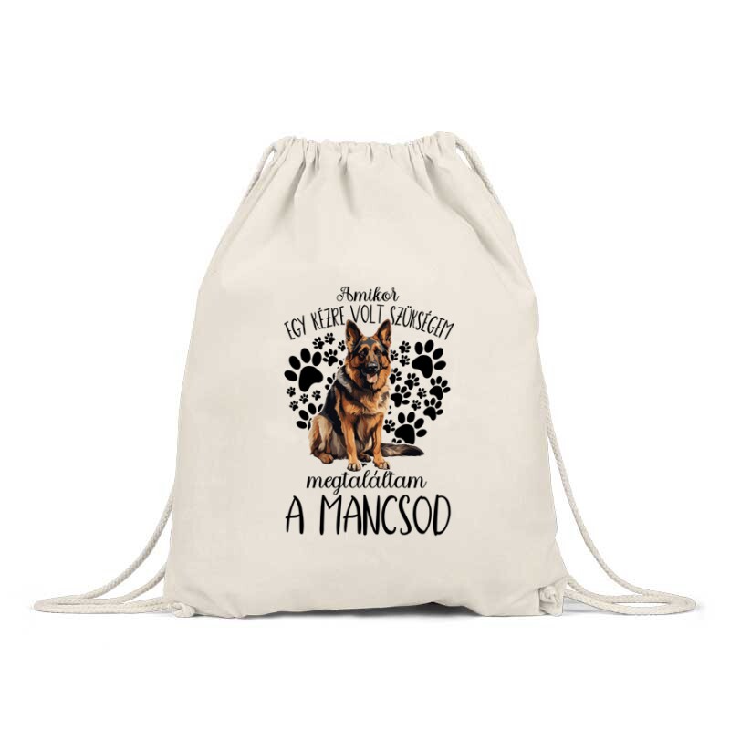 Megtaláltam a mancsod Németjuhász Hátizsák
