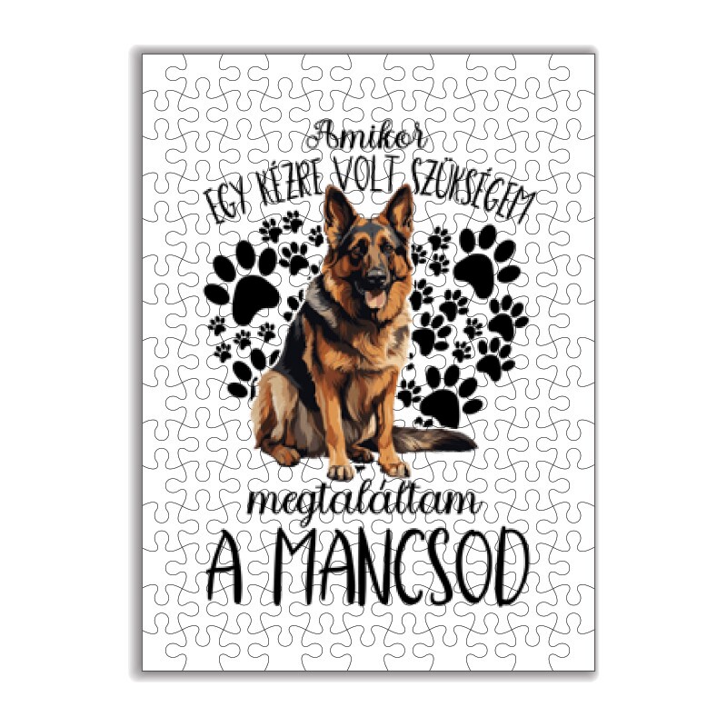 Megtaláltam a mancsod Németjuhász Puzzle