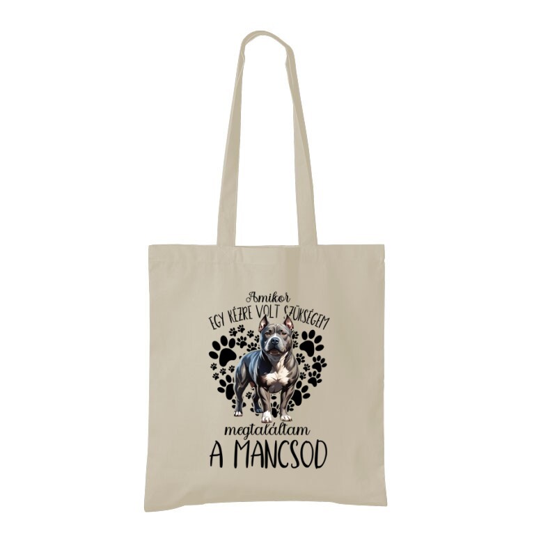 Megtaláltam a mancsod Pitbull Bevásárló Táska