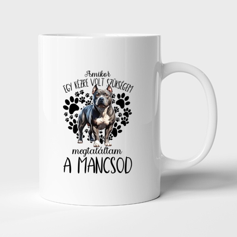 Megtaláltam a mancsod Pitbull Bögre