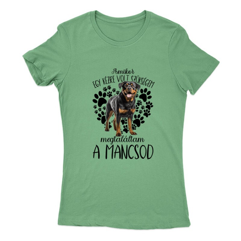 Megtaláltam a mancsod rottweiler Női Póló