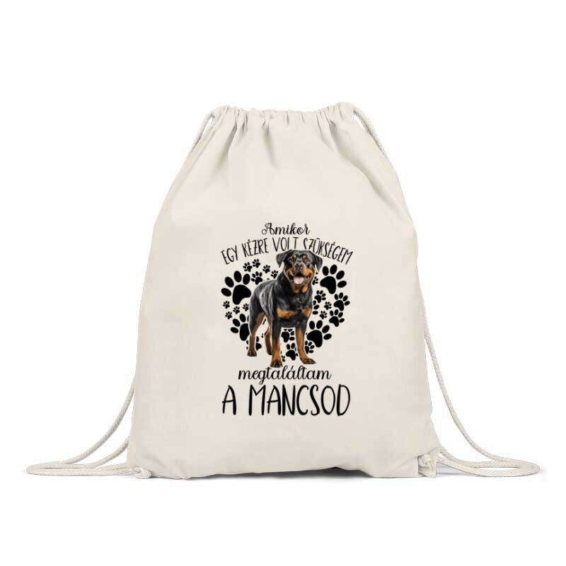 Megtaláltam a mancsod rottweiler Hátizsák