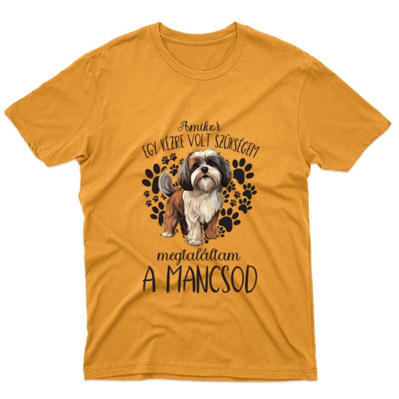 Megtaláltam a mancsod shih tzu Unisex Póló