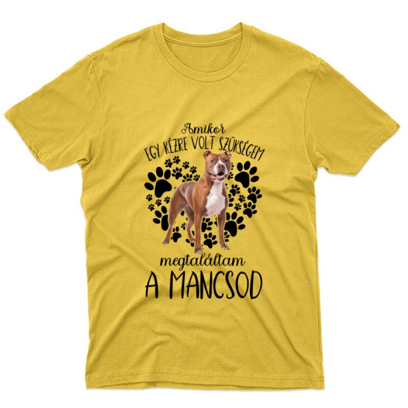 Megtaláltam a mancsod staffordshire terrier Unisex Póló