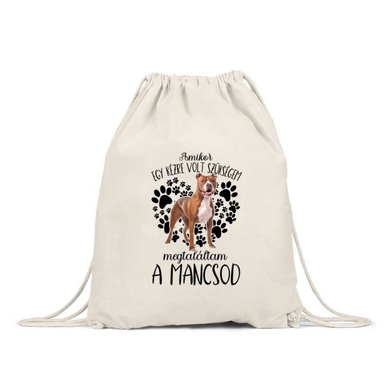 Megtaláltam a mancsod staffordshire terrier Hátizsák