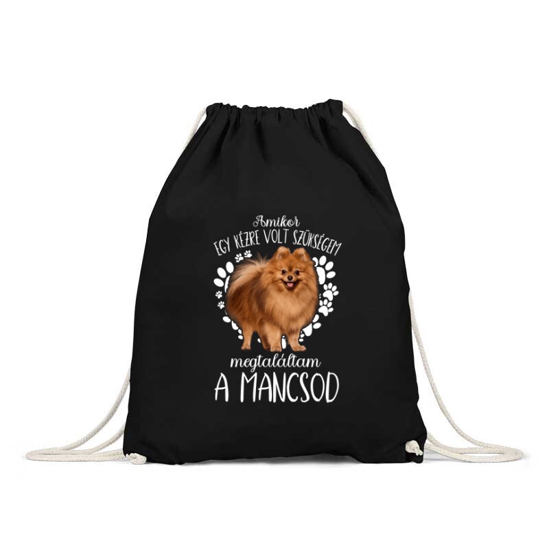 Megtaláltam a mancsod Pomerániai Törpe Spicc Hátizsák