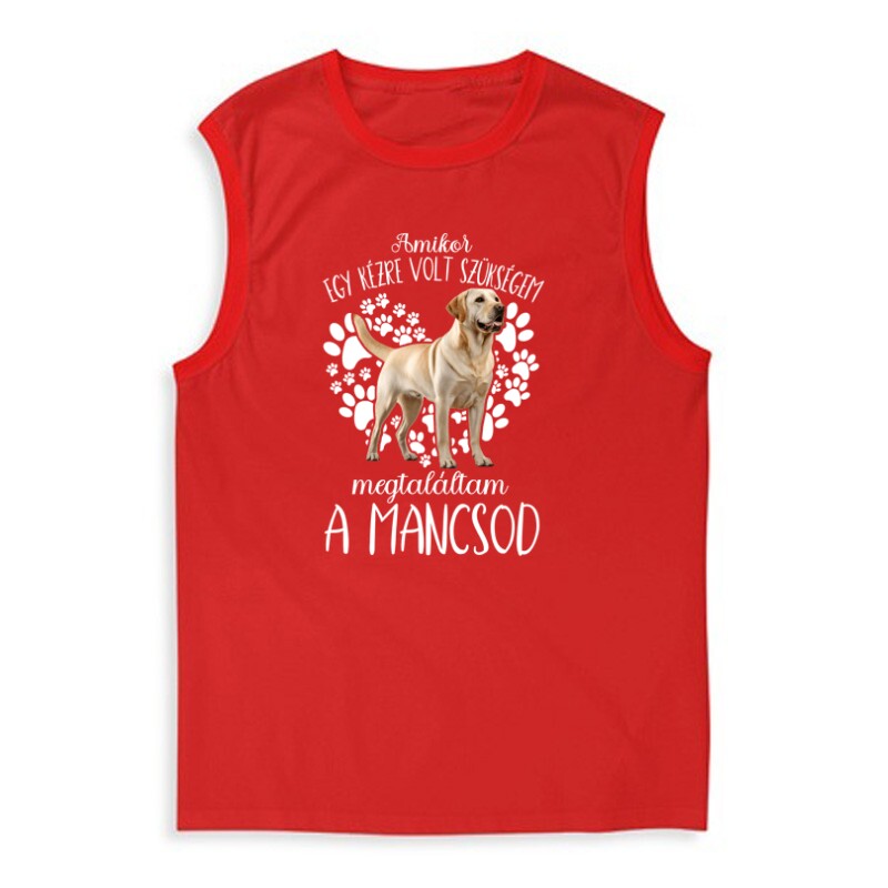 Megtaláltam a mancsod Labrador Férfi Trikó