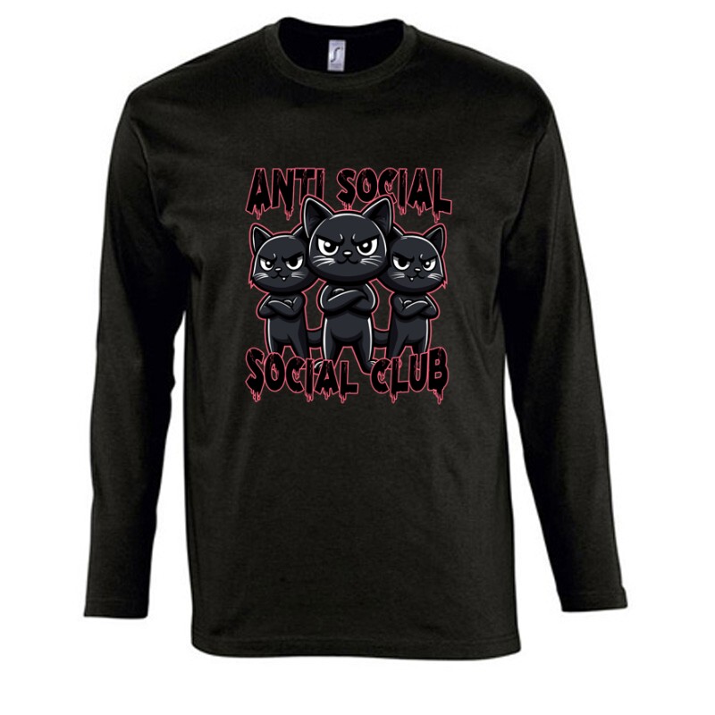 Anti social social club Hosszú Ujjú Póló