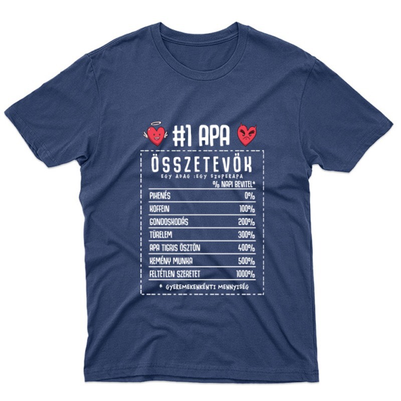 Apa Összetevők Unisex Póló