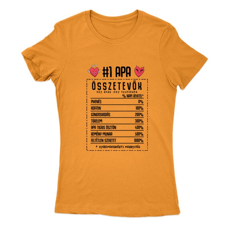 Apa Összetevők Női Póló