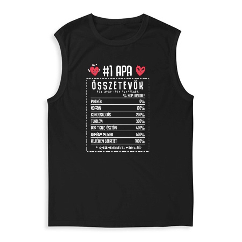 Apa Összetevők Férfi Trikó