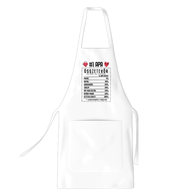 Apa Összetevők Kötény