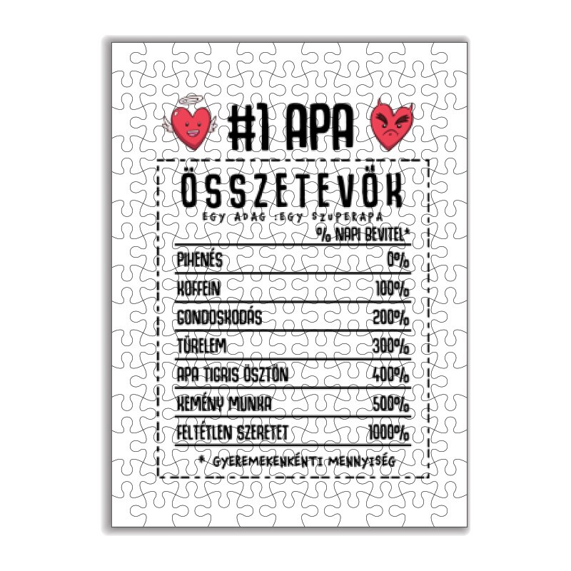 Apa Összetevők Puzzle