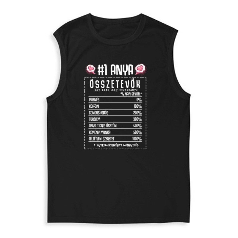 Anya összetevők Férfi Trikó