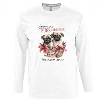 Mopsz Karácsony Hosszú Ujjú...