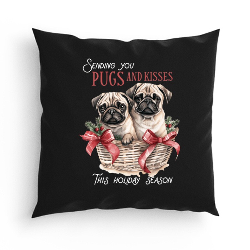 Mopsz Karácsony Párna