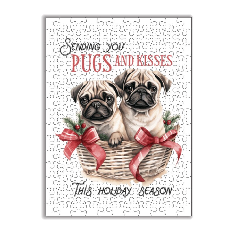 Mopsz Karácsony Puzzle