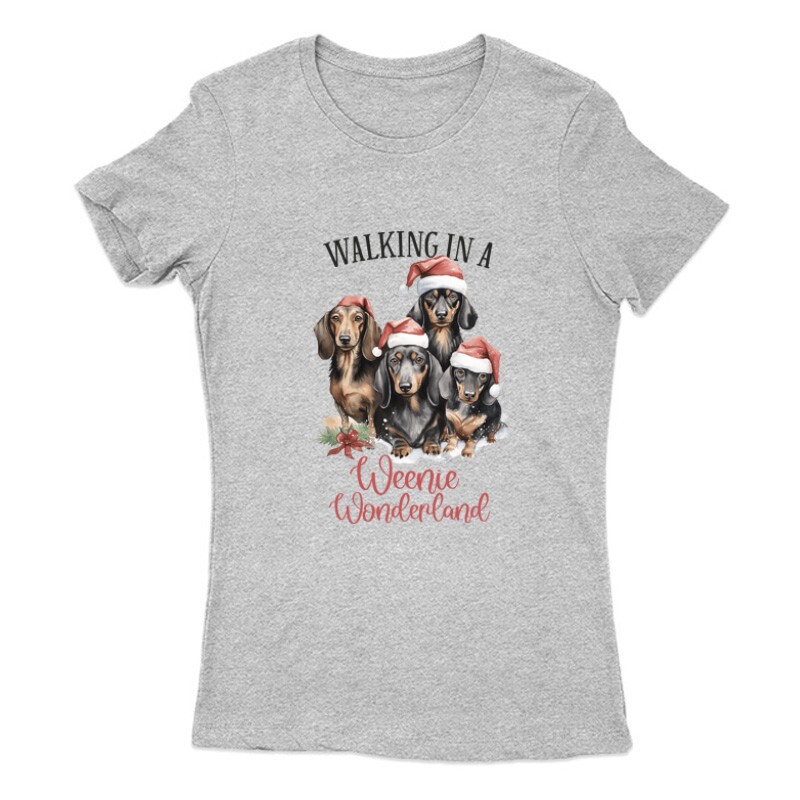 Tacskó Karácsony Női Póló