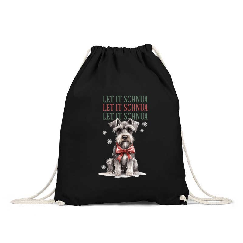 Schnauzer Karácsony Hátizsák