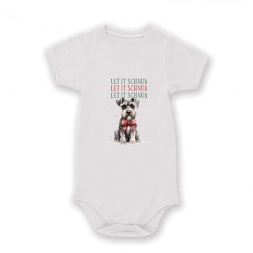 Schnauzer Karácsony Baby Body