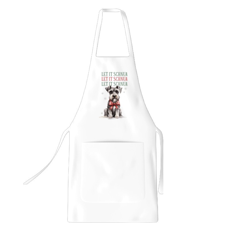 Schnauzer Karácsony Kötény