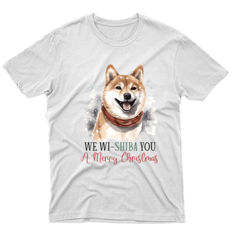 Shiba Inu Karácsony Unisex Póló