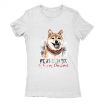Shiba Inu Karácsony Női Póló