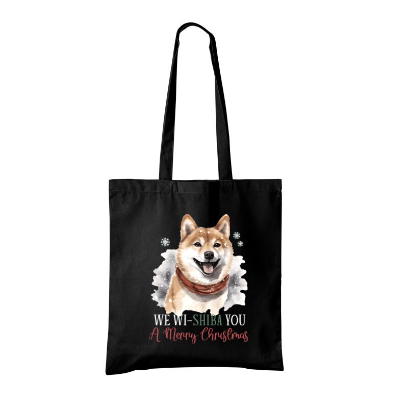 Shiba Inu Karácsony Bevásárló Táska