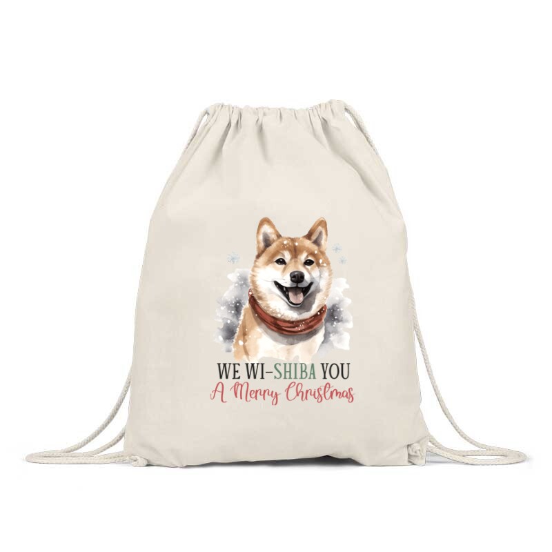 Shiba Inu Karácsony Hátizsák